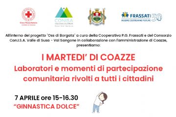 I martedì di Coazze: laboratori e momenti di partecipazione aperti a tutti i cittadini