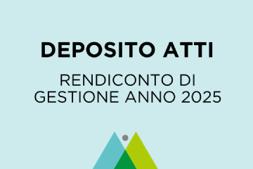 Deposito atti - Rendiconto di gestione anno 2025