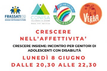 Crescere nell'affettività: incontro online lunedì 8 giugno