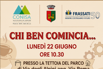 Progetto Negozi Vicini in partenza a EXILLES lunedì 22 giugno